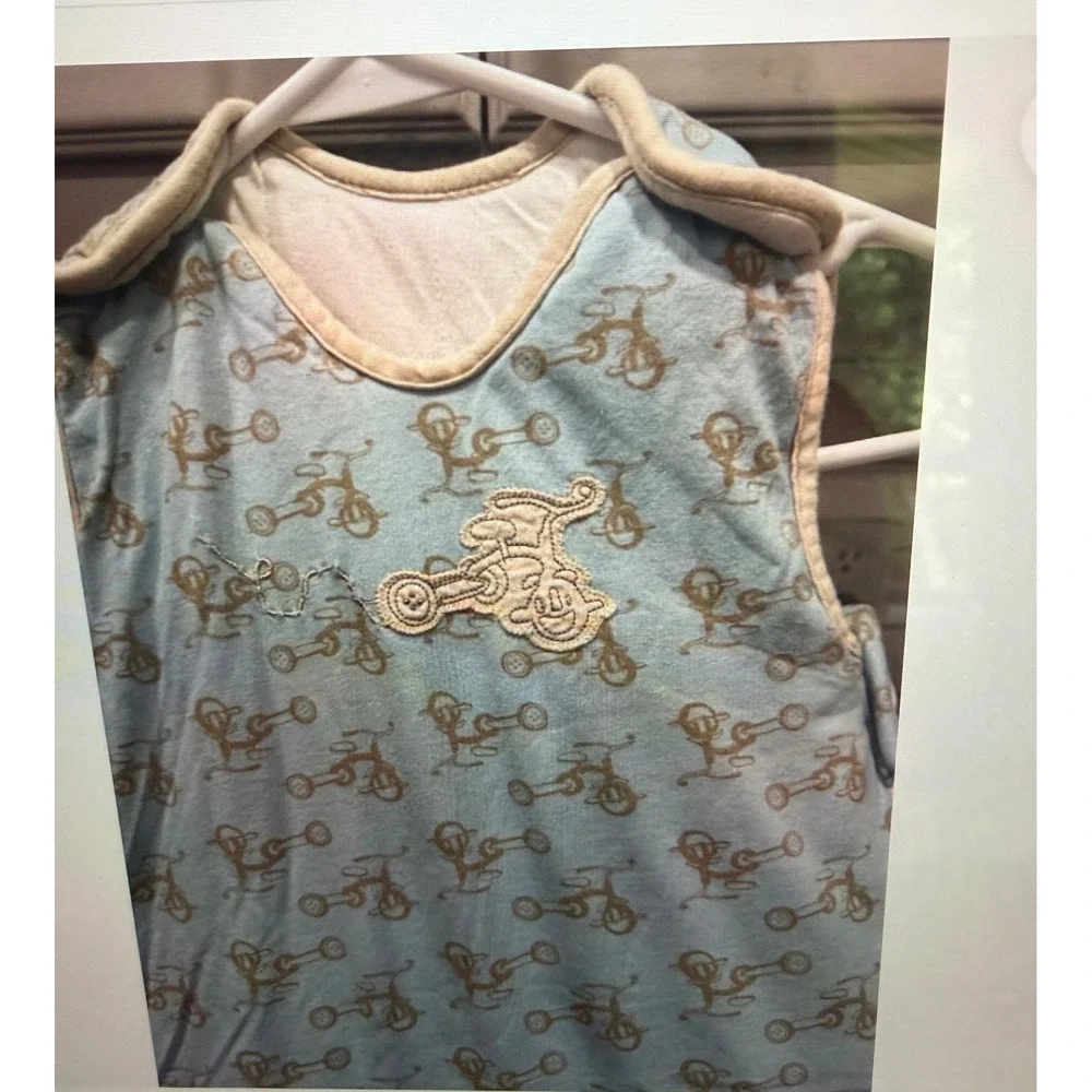The Gro Company Grobag Baby Sleep Bag 2.5 TOG Blue Tricycle Print 6-18 Months